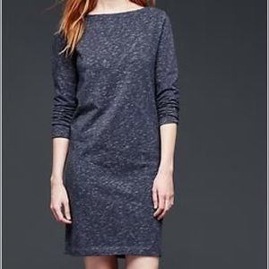 Gap navy blue marled sweater dress